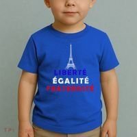 French Revolution Liberty Equality Fraternity Bastille Day Funny Gift Toddler T-Shirt thumb 2