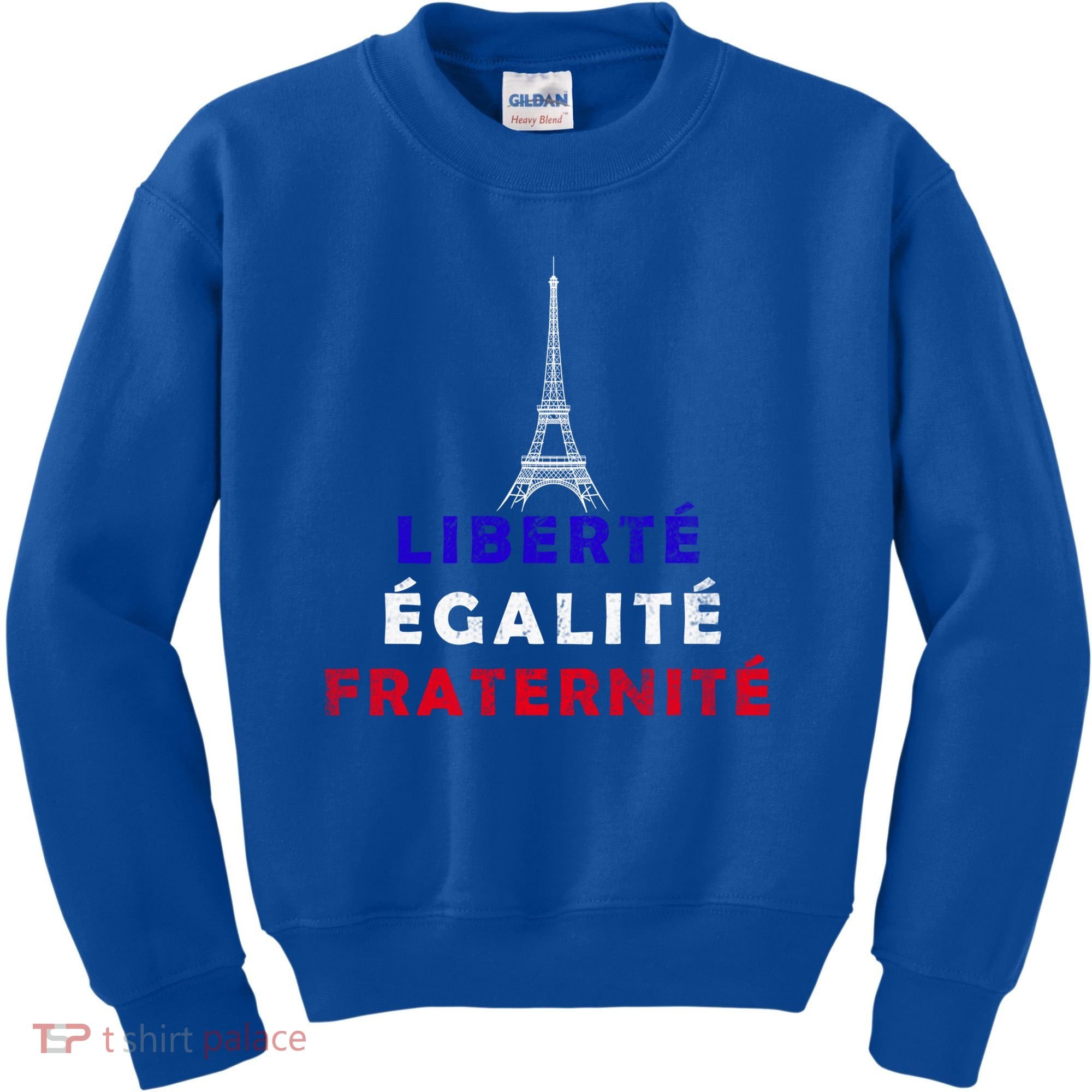 French Revolution Liberty Equality Fraternity Bastille Day Funny Gift Kids Sweatshirt