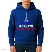 French Revolution Liberty Equality Fraternity Bastille Day Funny Gift Kids Hoodie thumb 4