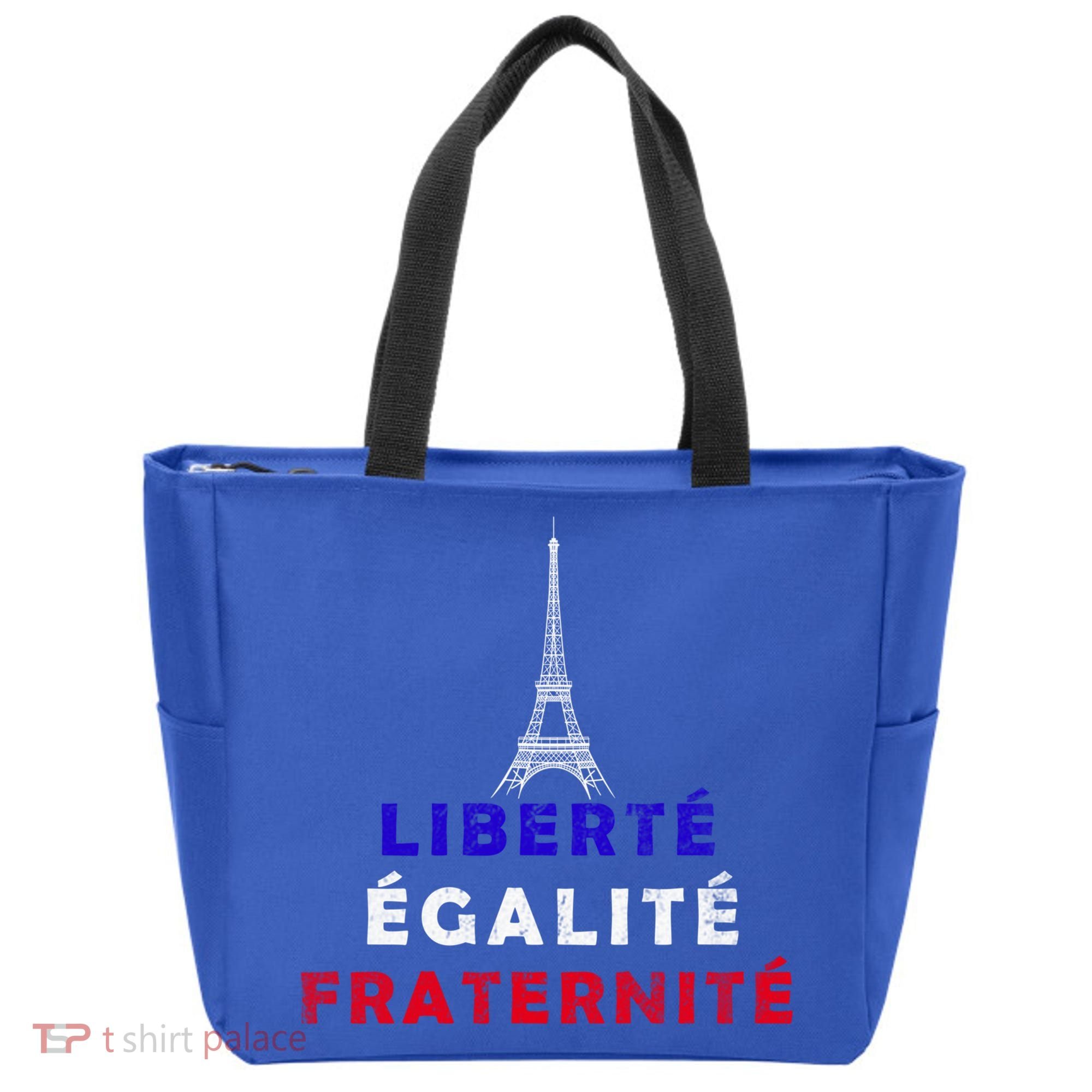 French Revolution Liberty Equality Fraternity Bastille Day Funny Gift Tote Bag