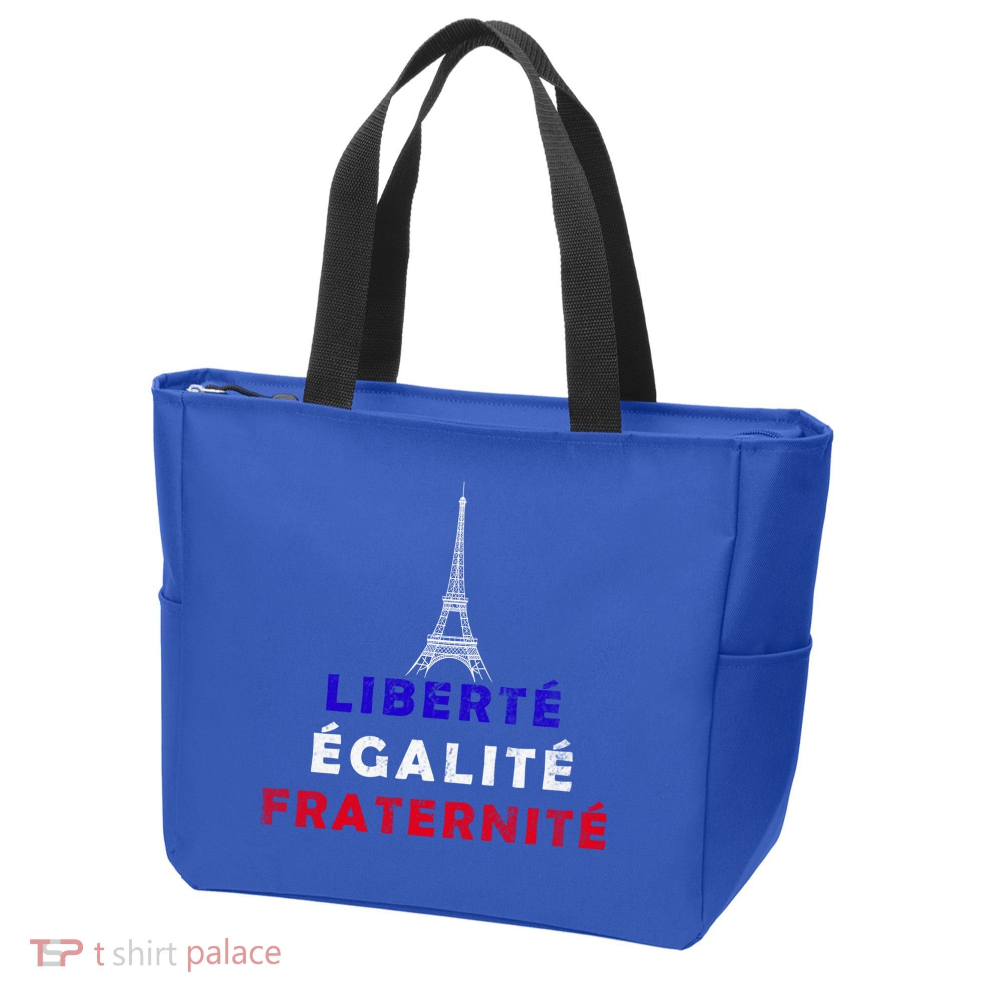 French Revolution Liberty Equality Fraternity Bastille Day Funny Gift Tote Bag