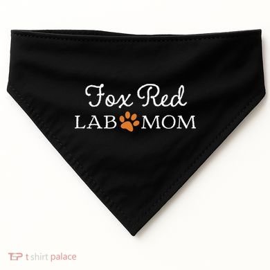 Fox Red Lab Mom Labrador Retriever USA-Made Doggie Bandana