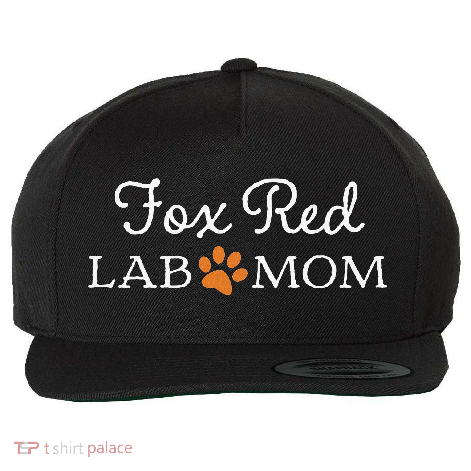Fox Red Lab Mom Labrador Retriever Wool Snapback Cap