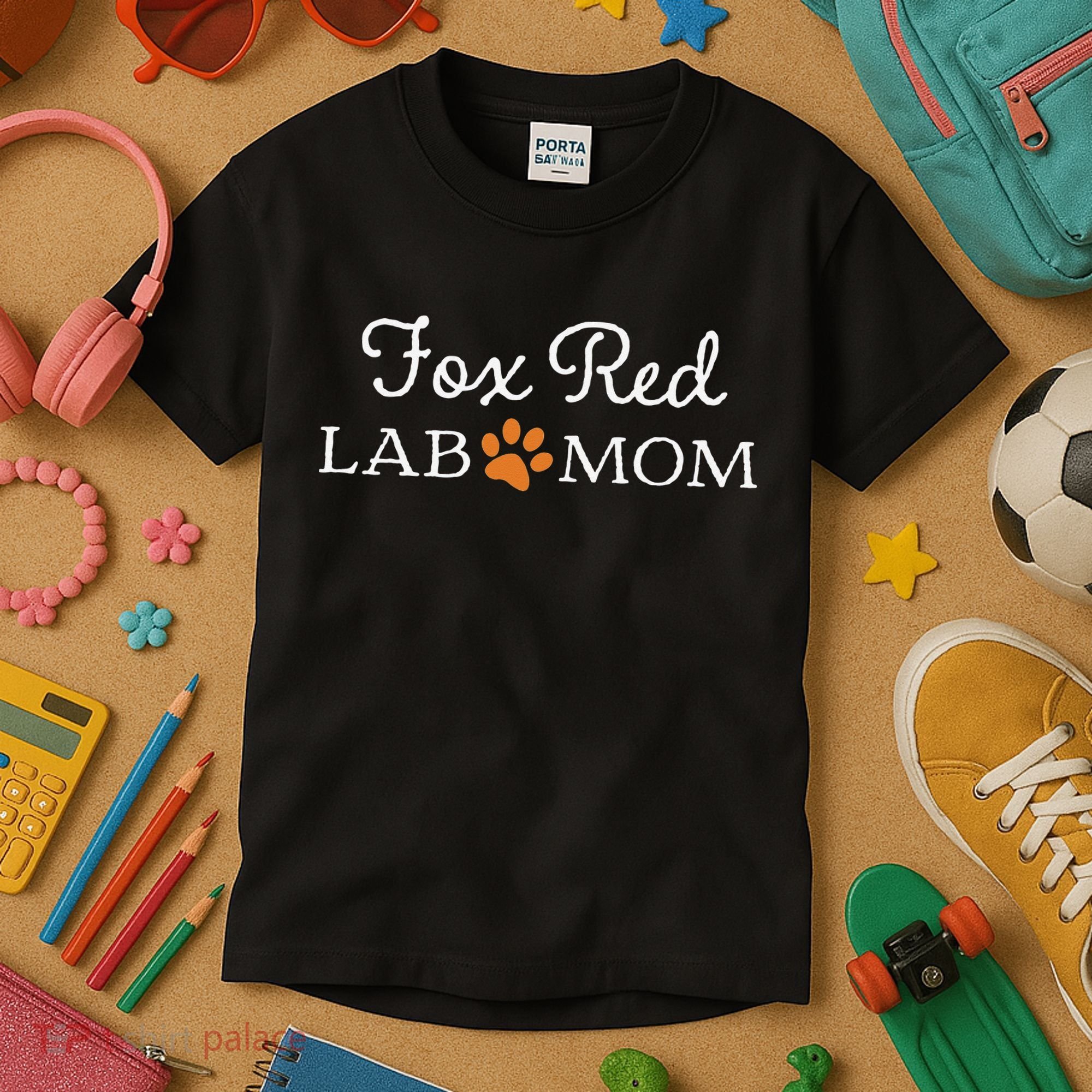 Fox Red Lab Mom Labrador Retriever Kids T-Shirt