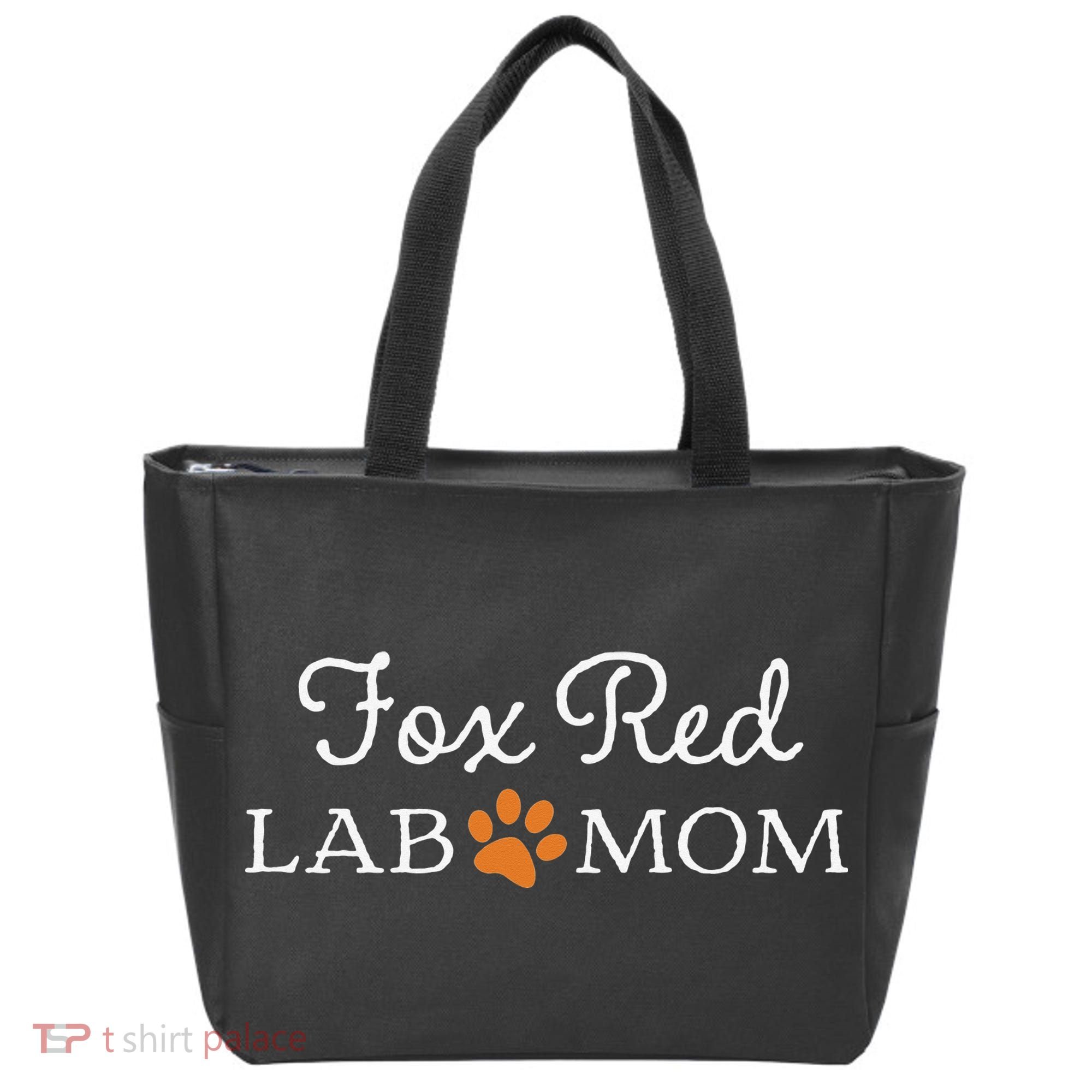 Fox Red Lab Mom Labrador Retriever Tote Bag