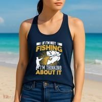 Fishing Rods Lovers | Funny Fishing Sayings | Funny Fishing Women's Tank Top thumb 2