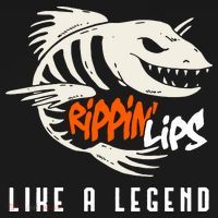 Fishing Rippin Lips Like A Legend Fish Bones Button thumb 1