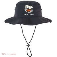 Fishing Rippin Lips Like A Legend Fish Bones Bucket Hat thumb 0