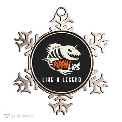 Fishing Rippin Lips Like A Legend Fish Bones Ornament