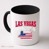 Formula Racing Las Vegas Circuit Open Wheel Car Usa Flag Coffee Mug thumb 0