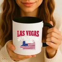 Formula Racing Las Vegas Circuit Open Wheel Car Usa Flag Coffee Mug thumb 3