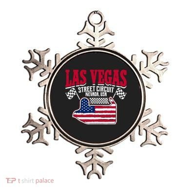 Formula Racing Las Vegas Circuit Open Wheel Car Usa Flag Ornament