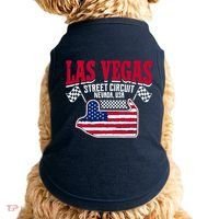 Formula Racing Las Vegas Circuit Open Wheel Car Usa Flag Doggie Tank thumb 0