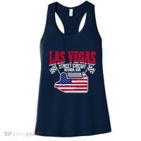 Formula Racing Las Vegas Circuit Open Wheel Car Usa Flag Women's Tank Top thumb 0