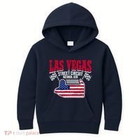 Formula Racing Las Vegas Circuit Open Wheel Car Usa Flag Kids Hoodie thumb 0
