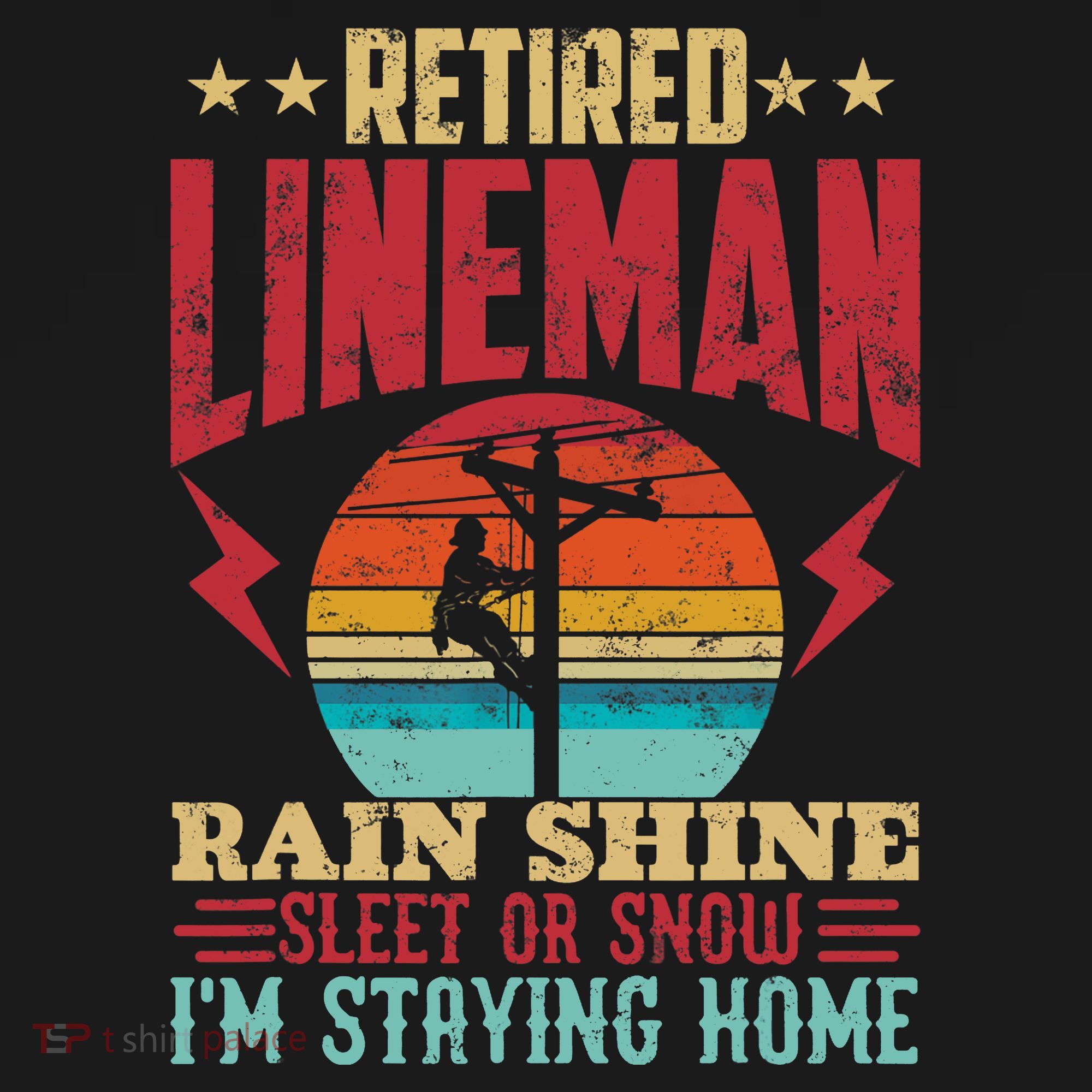 Funny Retired Lineman For Retirement Dad Grandpa Mousepad
