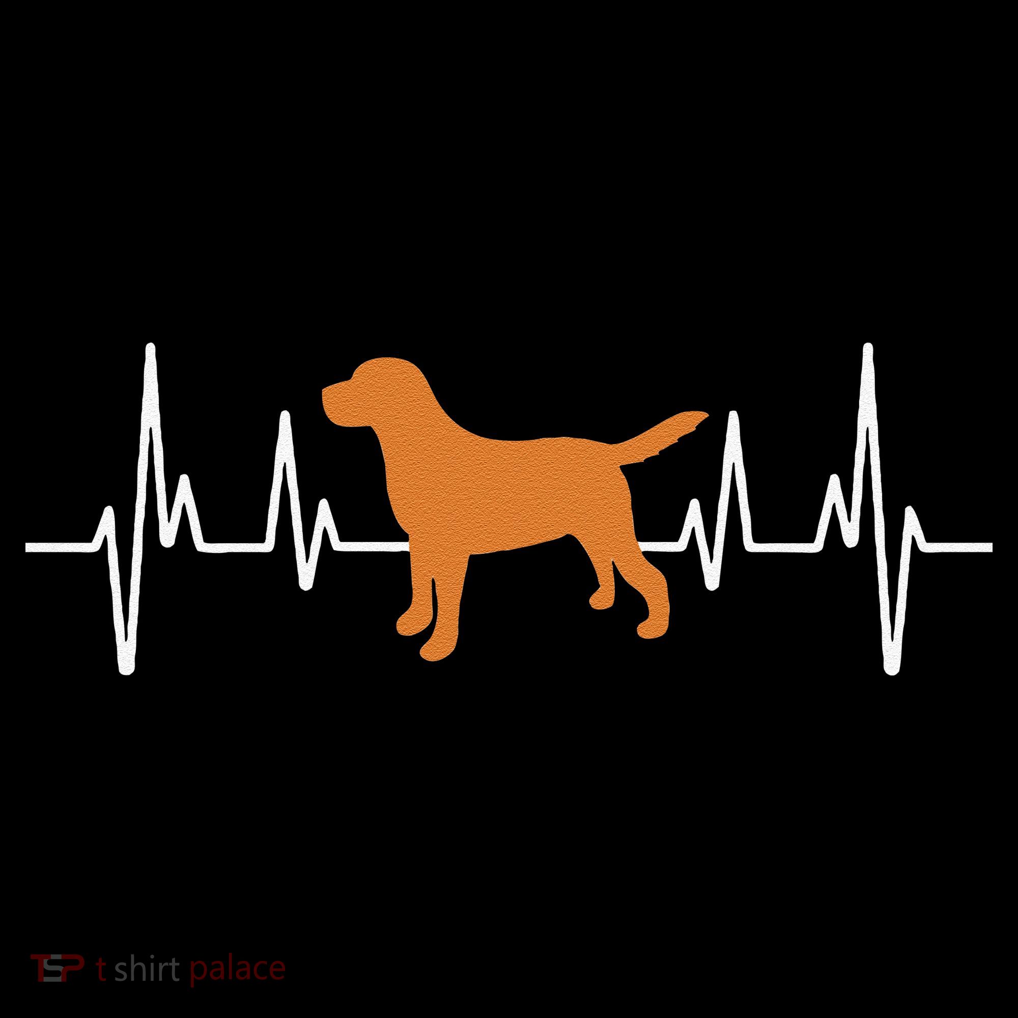Fox Red Lab Heartbeat Valentine's Day Dog Labrador Retriever Coffee Mug