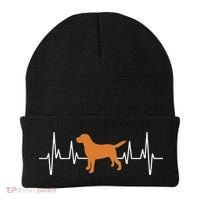 Fox Red Lab Heartbeat Valentine's Day Dog Labrador Retriever Beanie thumb 0