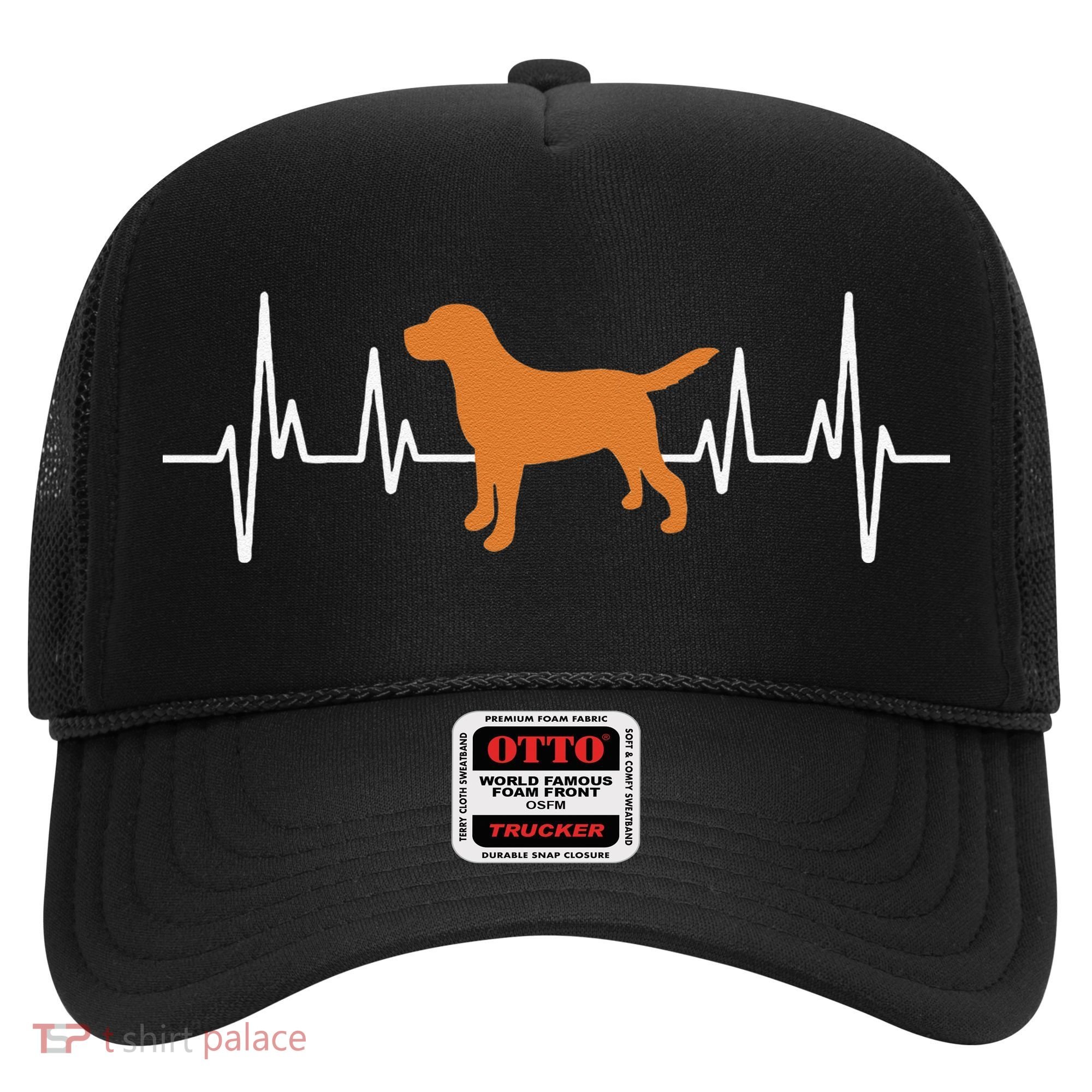 Fox Red Lab Heartbeat Valentine's Day Dog Labrador Retriever Hat