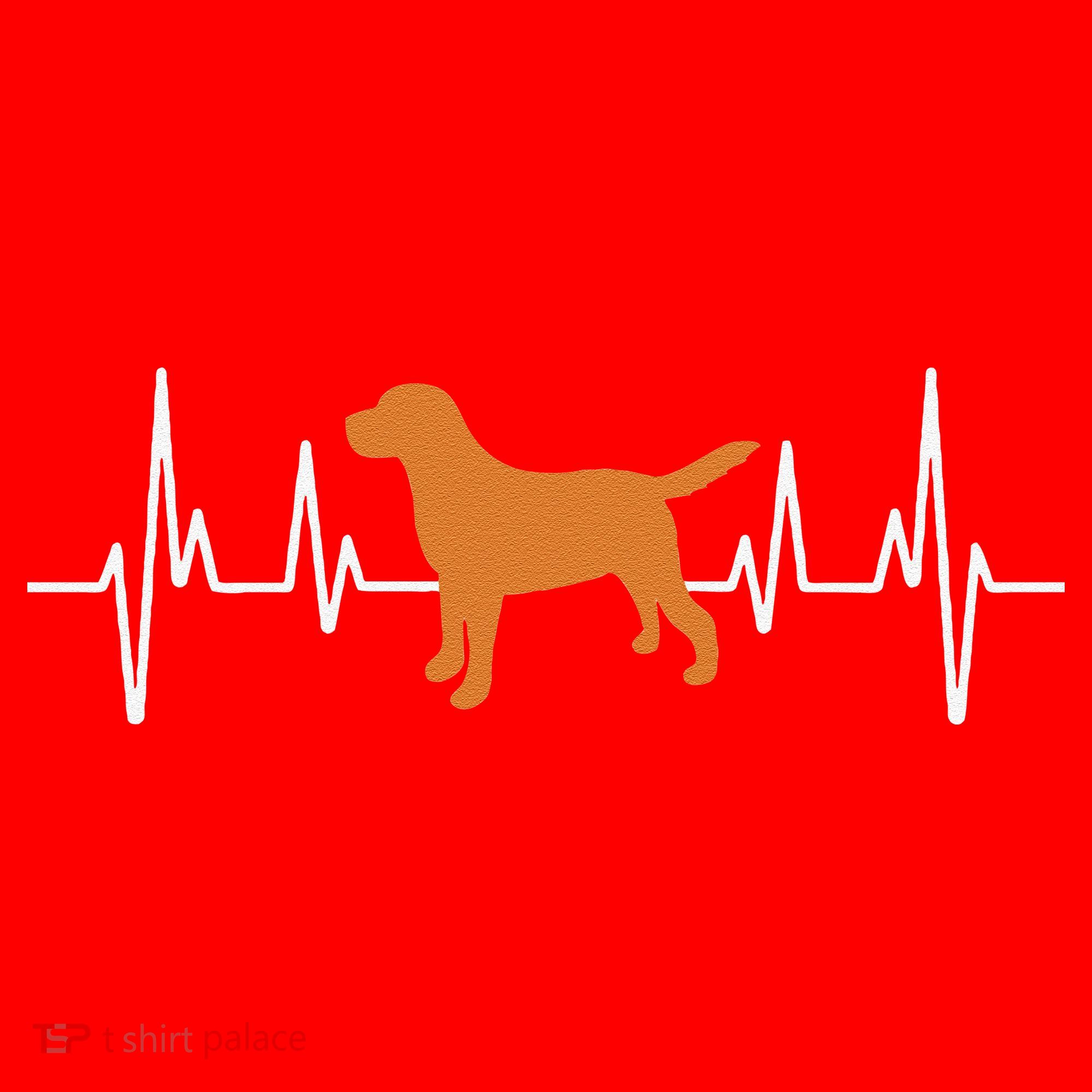 Fox Red Lab Heartbeat Valentine's Day Dog Labrador Retriever Santa Hat