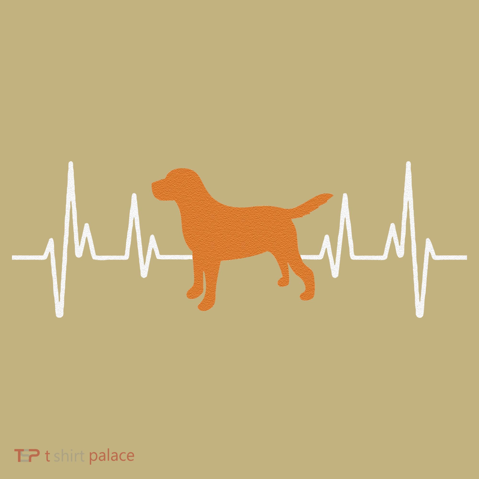 Fox Red Lab Heartbeat Valentine's Day Dog Labrador Retriever Sweatshirt