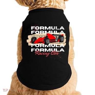 Formula Racing Lovers Race Car Fan Doggie Tank