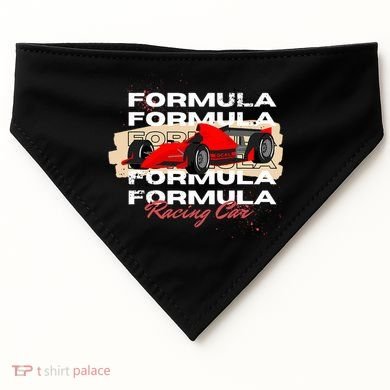 Formula Racing Lovers Race Car Fan USA-Made Doggie Bandana