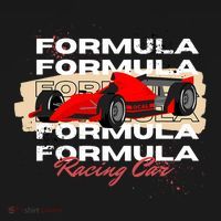 Formula Racing Lovers Race Car Fan USA-Made Doggie Bandana thumb 2