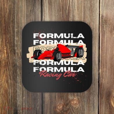 Formula Racing Lovers Race Car Fan Coaster