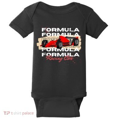 Formula Racing Lovers Race Car Fan Baby Bodysuit