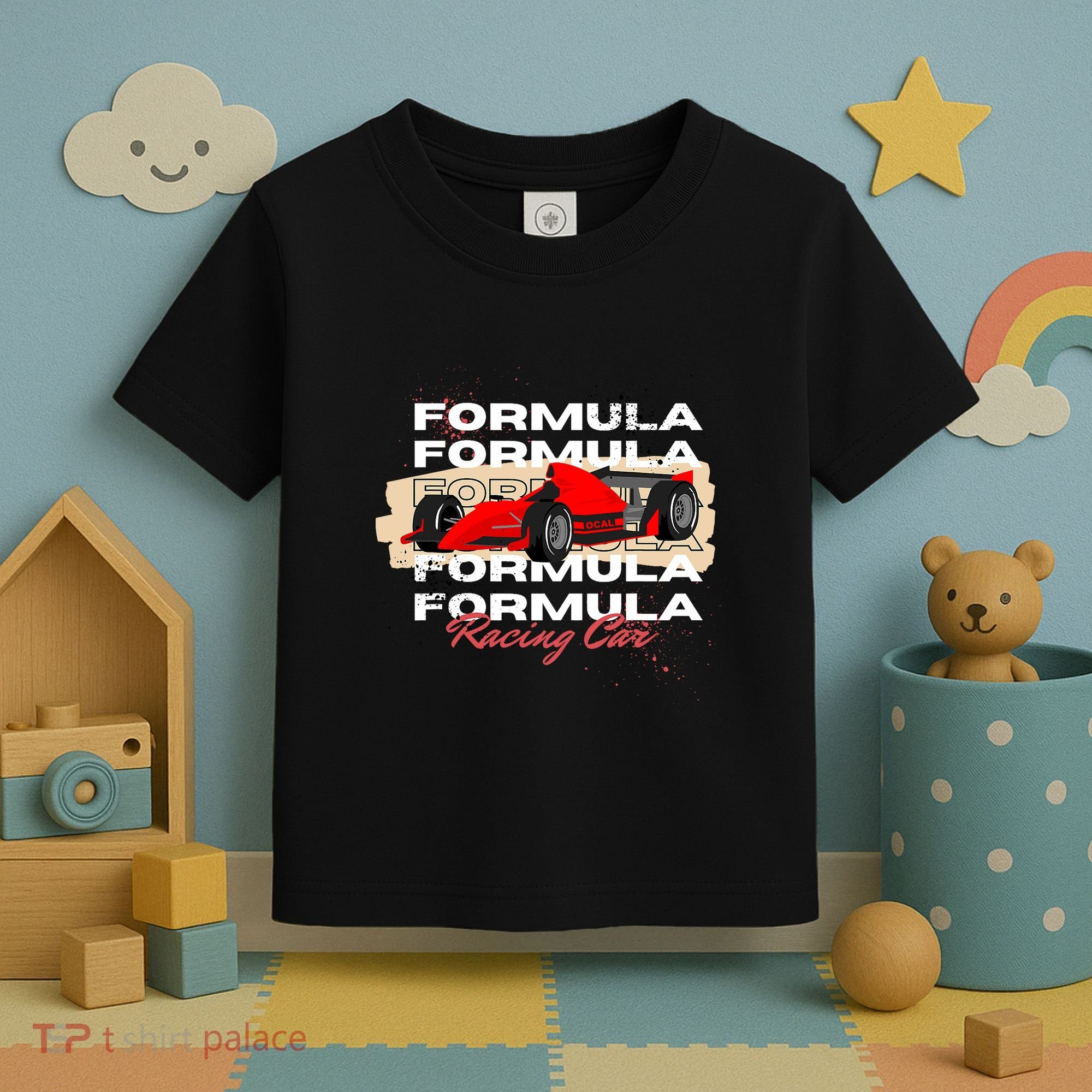 Formula Racing Lovers Race Car Fan Toddler T-Shirt