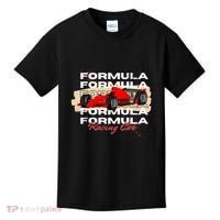 Formula Racing Lovers Race Car Fan Kids T-Shirt thumb 0