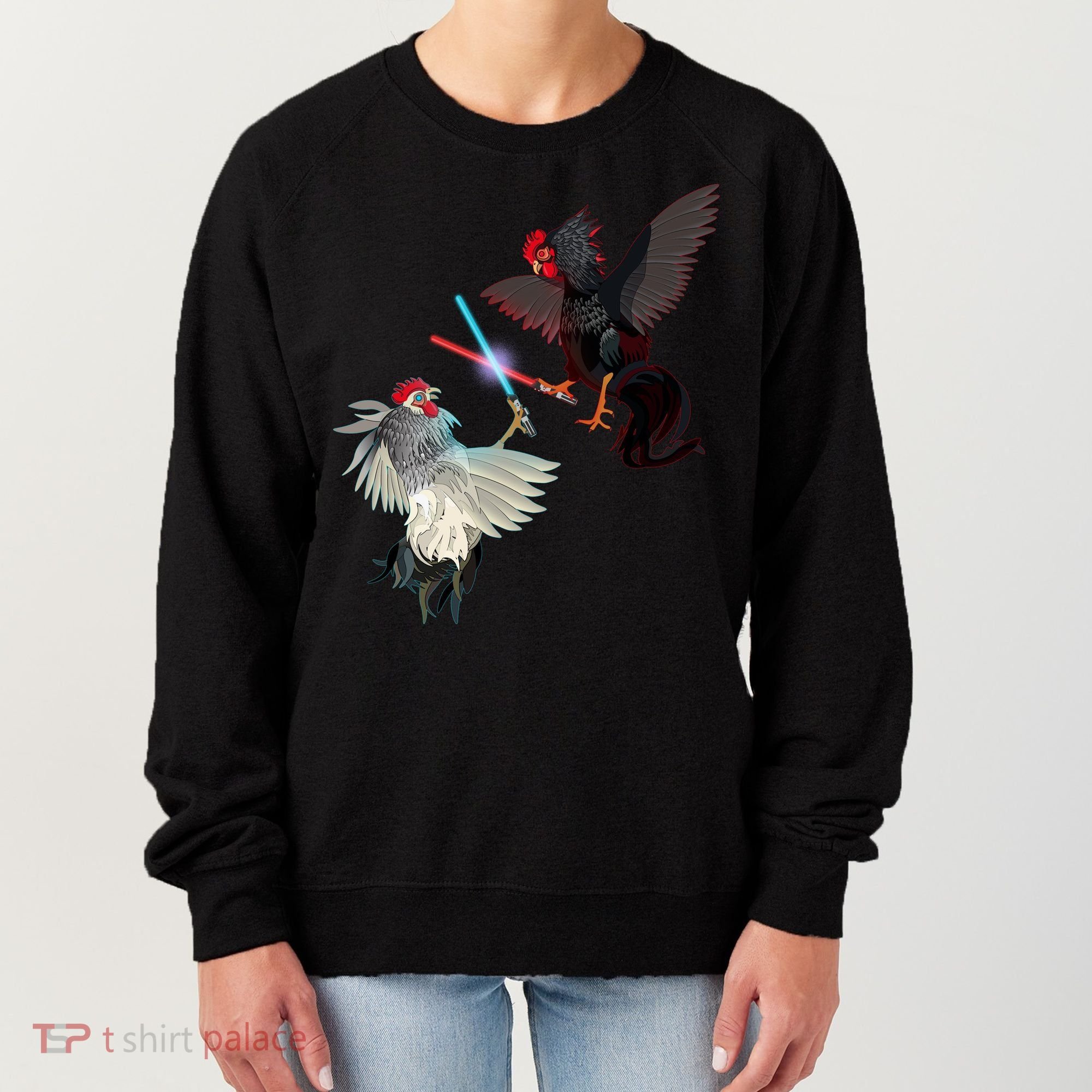 Fighting Rosters Lightsaber Cockfight Women's Sweatshirt