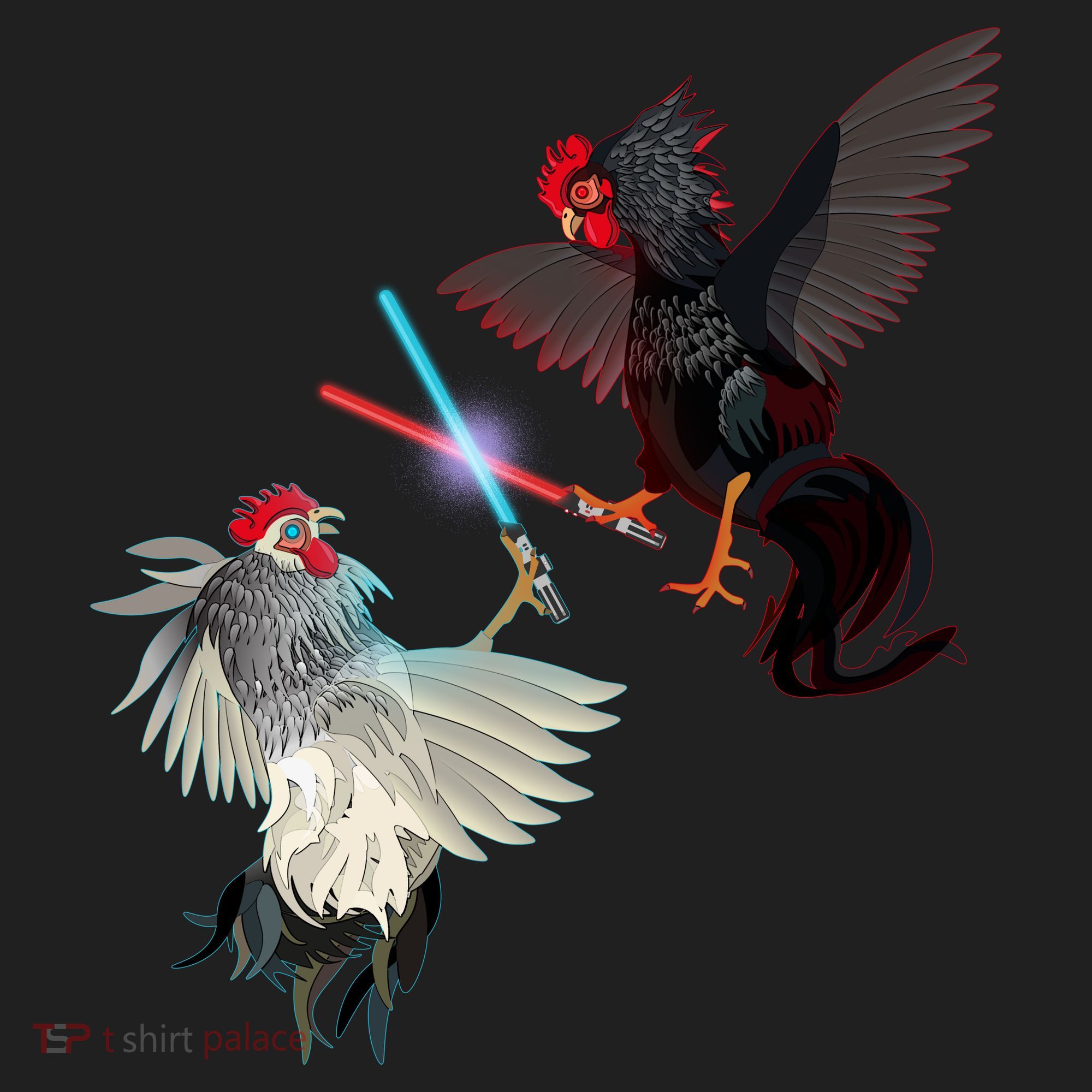 Fighting Rosters Lightsaber Cockfight Beanie