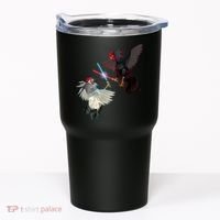 Fighting Rosters Lightsaber Cockfight Tumbler thumb 0
