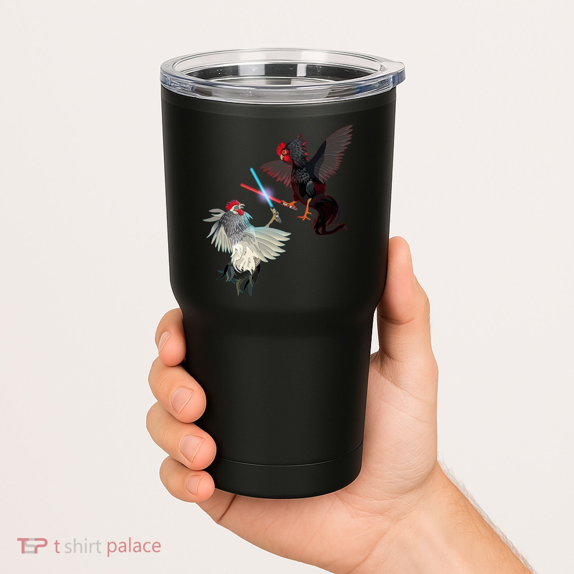 Fighting Rosters Lightsaber Cockfight Tumbler
