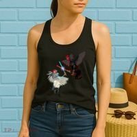 Fighting Rosters Lightsaber Cockfight Women's Tank Top thumb 2