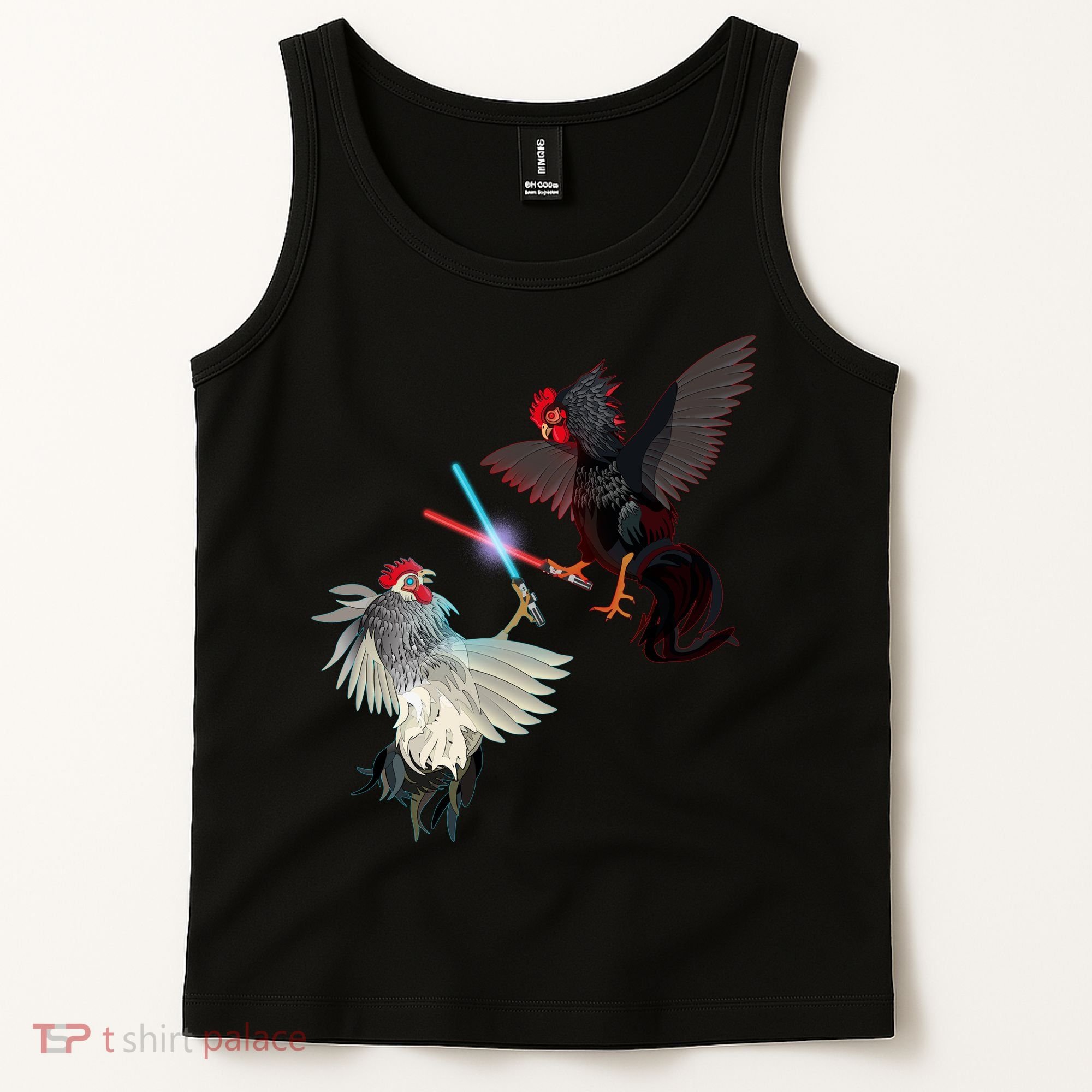 Fighting Rosters Lightsaber Cockfight Tank Top