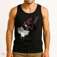 Fighting Rosters Lightsaber Cockfight Tank Top thumb 3