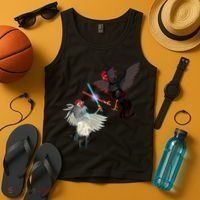 Fighting Rosters Lightsaber Cockfight Tank Top thumb 4