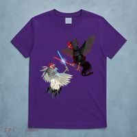 Fighting Rosters Lightsaber Cockfight T-Shirt thumb 5
