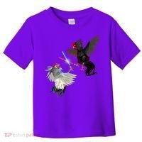 Fighting Rosters Lightsaber Cockfight Toddler T-Shirt thumb 0