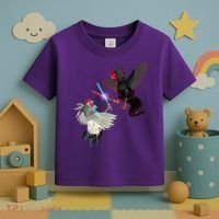 Fighting Rosters Lightsaber Cockfight Toddler T-Shirt thumb 3