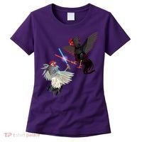 Fighting Rosters Lightsaber Cockfight Women's T-Shirt thumb 0