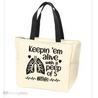 Funny RT Life Respiratory Therapist Respiratory Therapy Tote Bag thumb 3