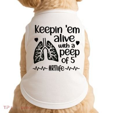 Funny RT Life Respiratory Therapist Respiratory Therapy Doggie Tank