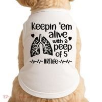Funny RT Life Respiratory Therapist Respiratory Therapy Doggie Tank thumb 0