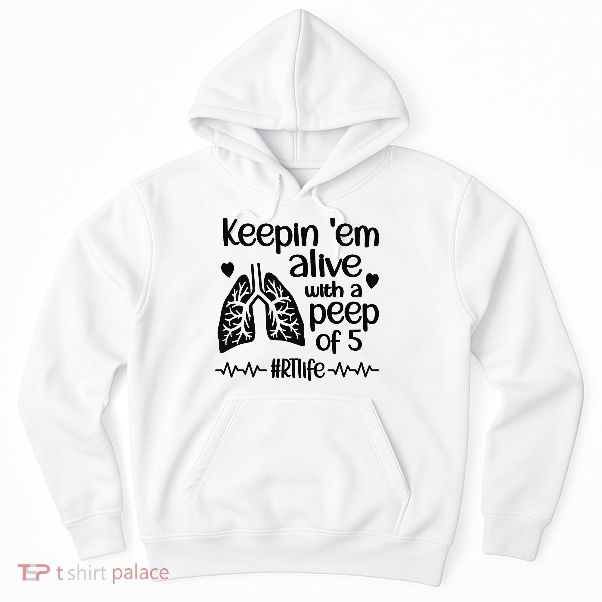 Funny RT Life Respiratory Therapist Respiratory Therapy Hoodie