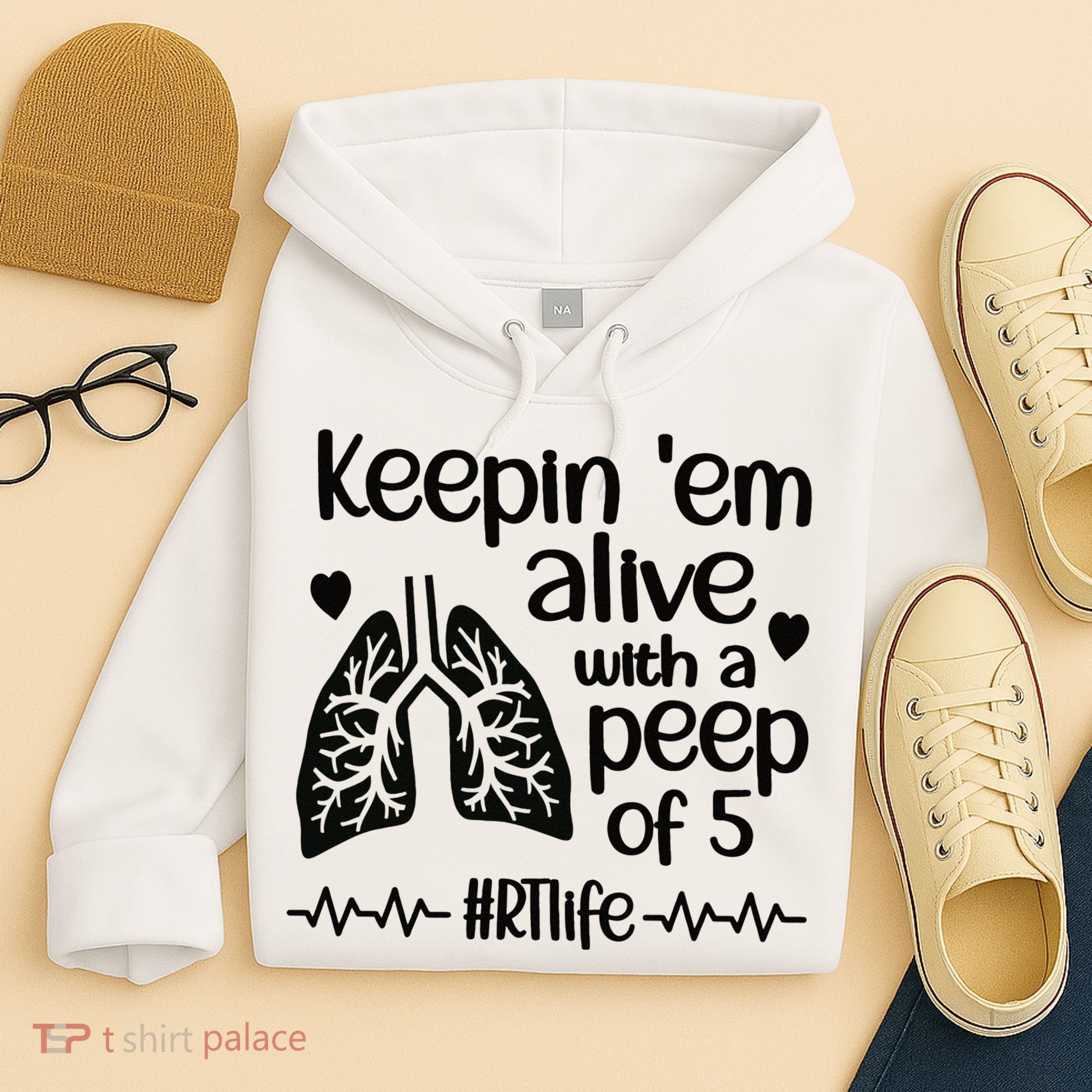 Funny RT Life Respiratory Therapist Respiratory Therapy Hoodie
