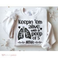 Funny RT Life Respiratory Therapist Respiratory Therapy Sweatshirt thumb 2